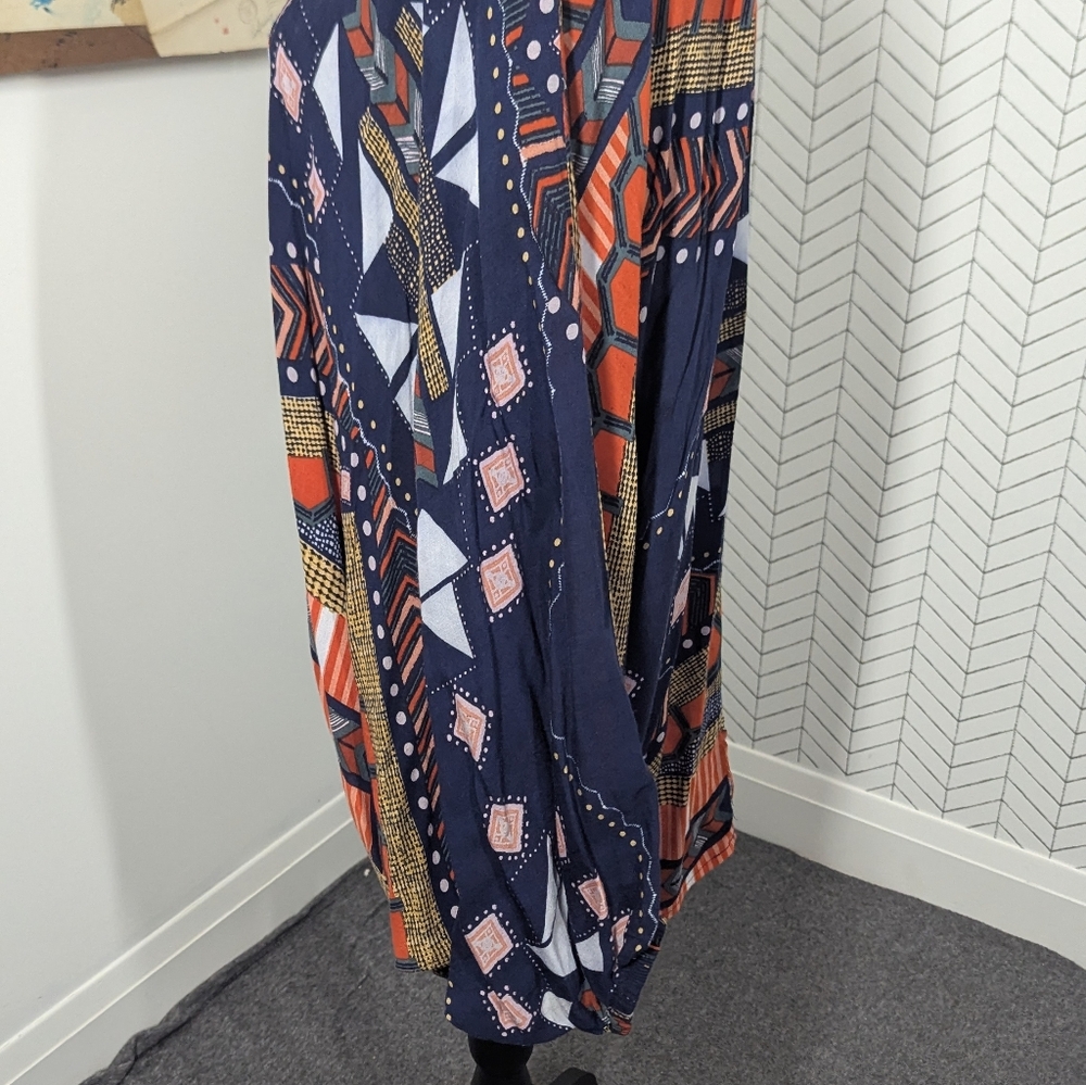 Anthro Akemi + Kin Women's OS Boho Whimsygoth Patchwork Cocoon‎ Kimono Wrap - Picture 5 of 11